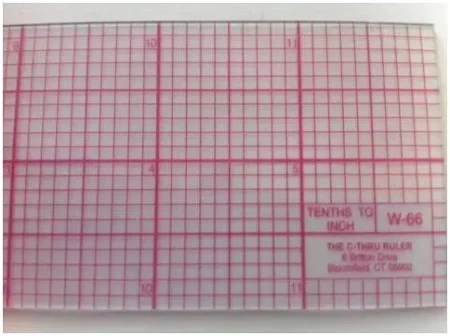 Clear Graph Ruler - 12