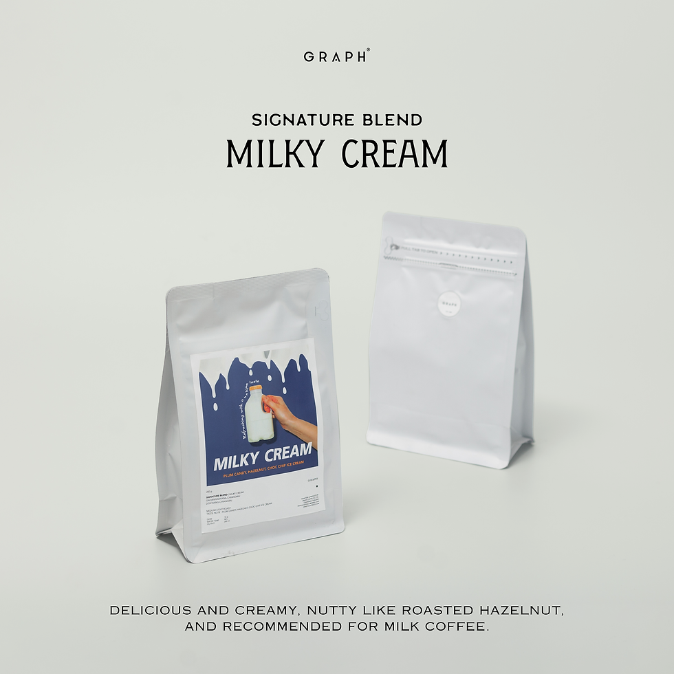 Thumbnail: GRAPH | เมล็ดกาแฟ SIGNATURE BLEND - VARIETY MOOD SET - MILKY CREAM