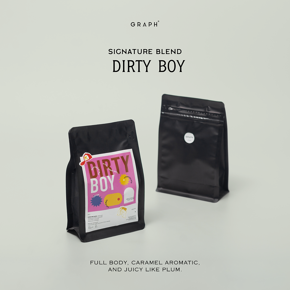 Thumbnail: GRAPH | เมล็ดกาแฟ SIGNATURE BLEND - DARK TONE SET - DIRTY BOY