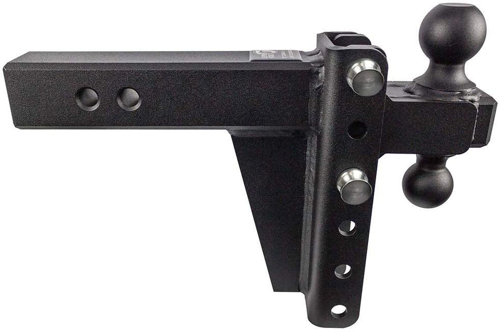 Thumbnail: BulletProof Trailer Hitches 2.5" Adjustable 22,000lb Rating 6" Drop/Rise