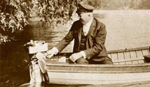 Old man in boat
