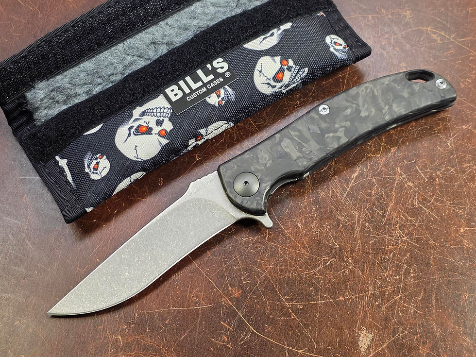 RJ Martin Q36-R - MagnaMax Blade - Marble Carbon Fiber Handle - Pre-Owned