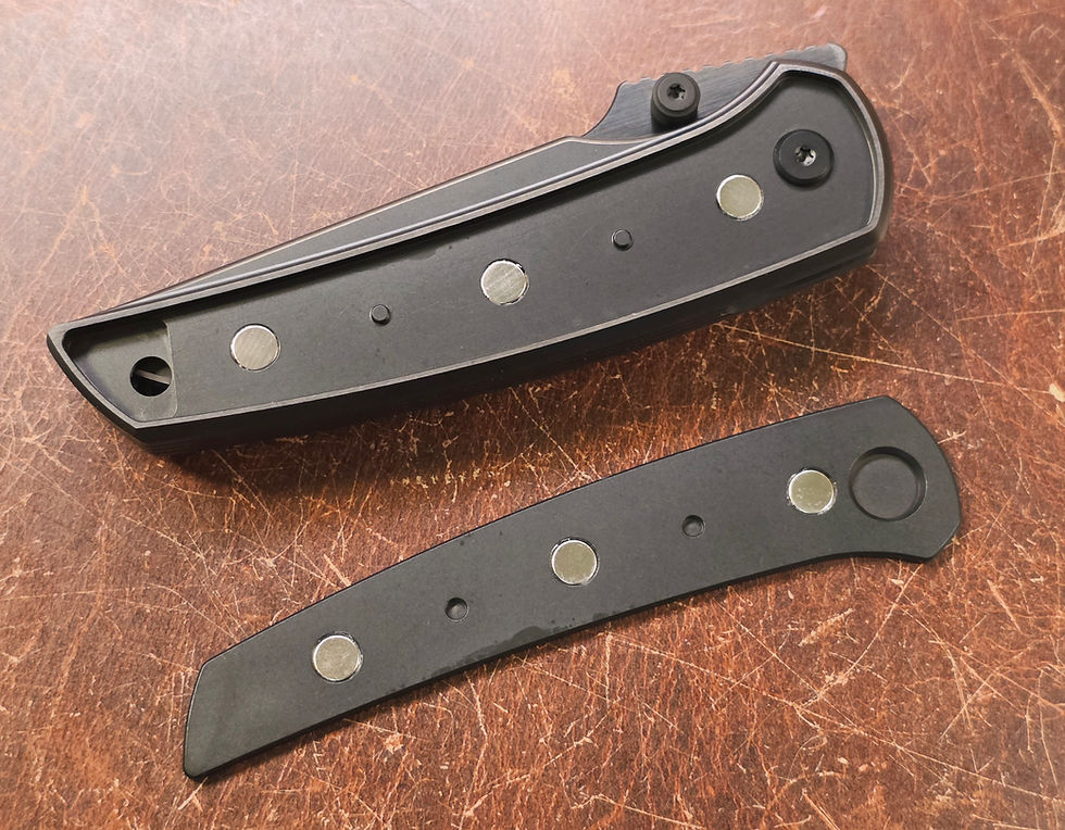 Thumbnail: Chaves Knives Disciple Street Integral - Jake McCoy Design Red Label Black PVD