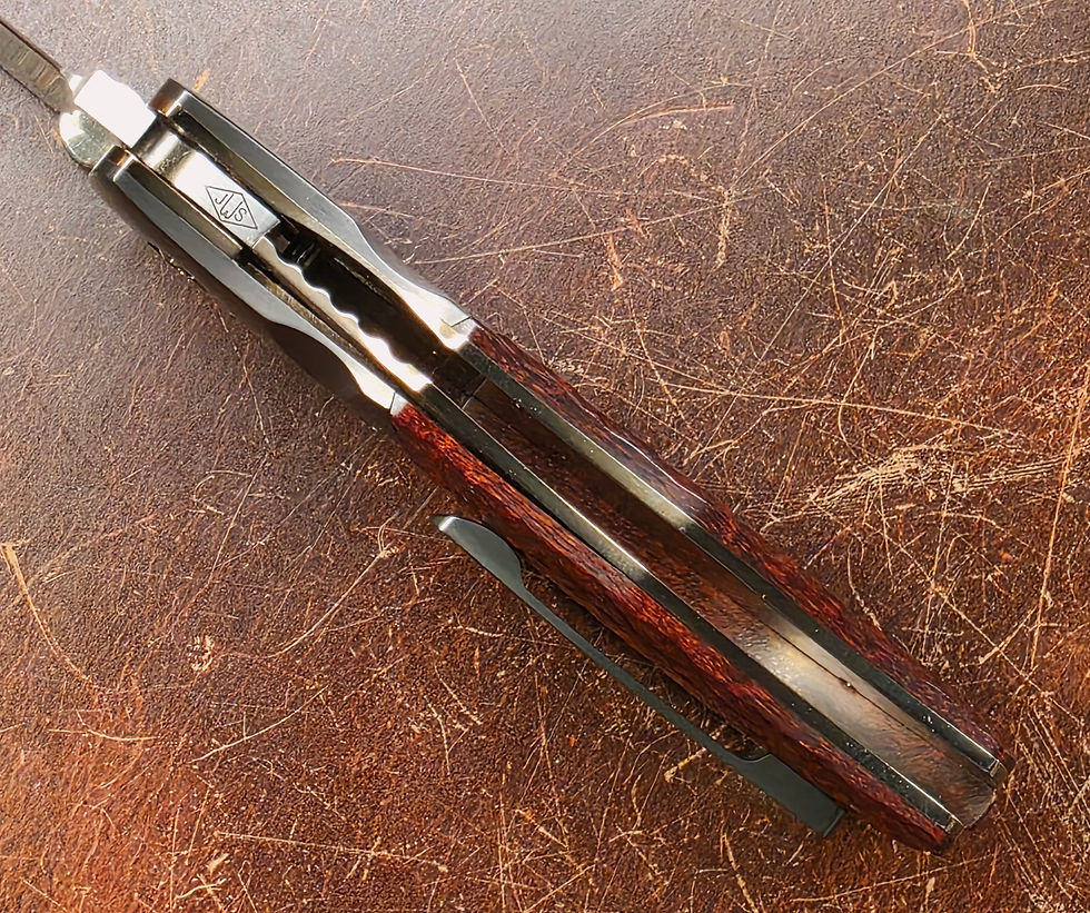 Thumbnail: John W. Smith Custom Knives - SD-2 - Zirconium Bolsters - S35VN