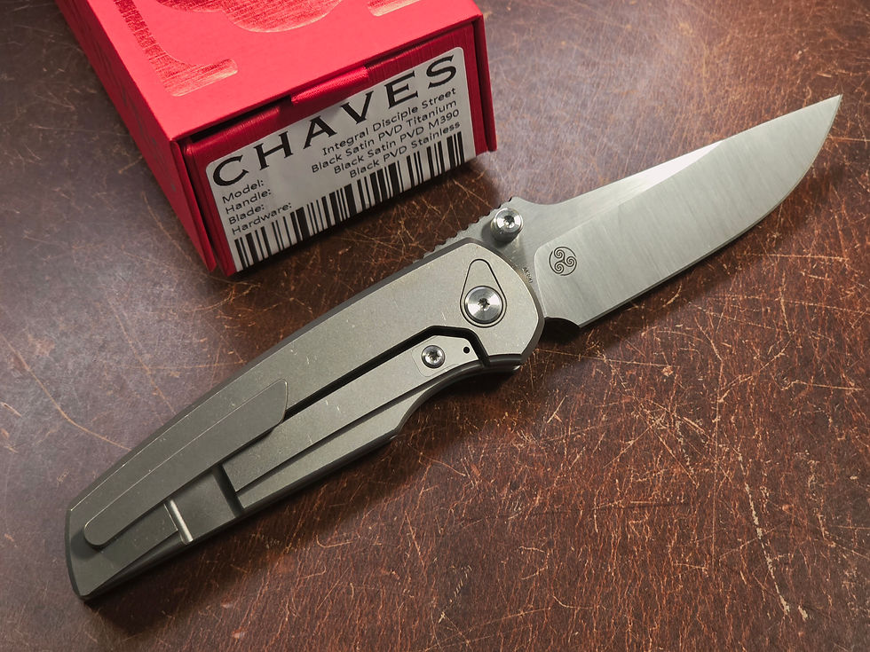 Thumbnail: Chaves Knives Disciple Street Integral - Jake McCoy Design Belt Finish