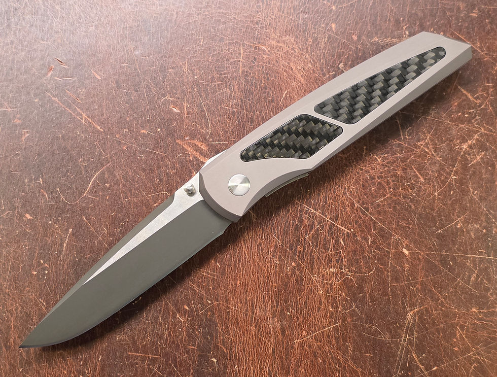 Pro-Tech Harkins D/A – Black Carbon Fiber / Two‑Tone Blade #FPR180