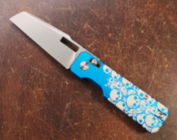 Vero Engineering - Aura  - Blue ANO Skull Pattern/Stonewash Talon