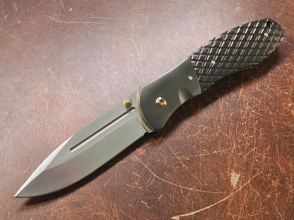 John W. Smith Custom Knives - Large RG-1 Zirconium Bolsters - S35VN