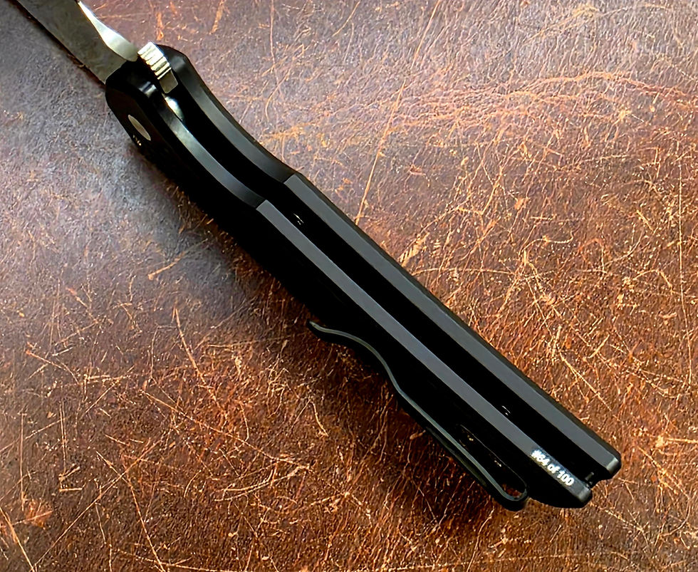 Thumbnail: Pro-Tech Knives - Mordax BSA26.2 - USA 250th Design Black Stonewash MagnaCut