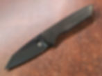 Chaves Knives Arrestor Integral 229 Brad Blount Design Black PVD