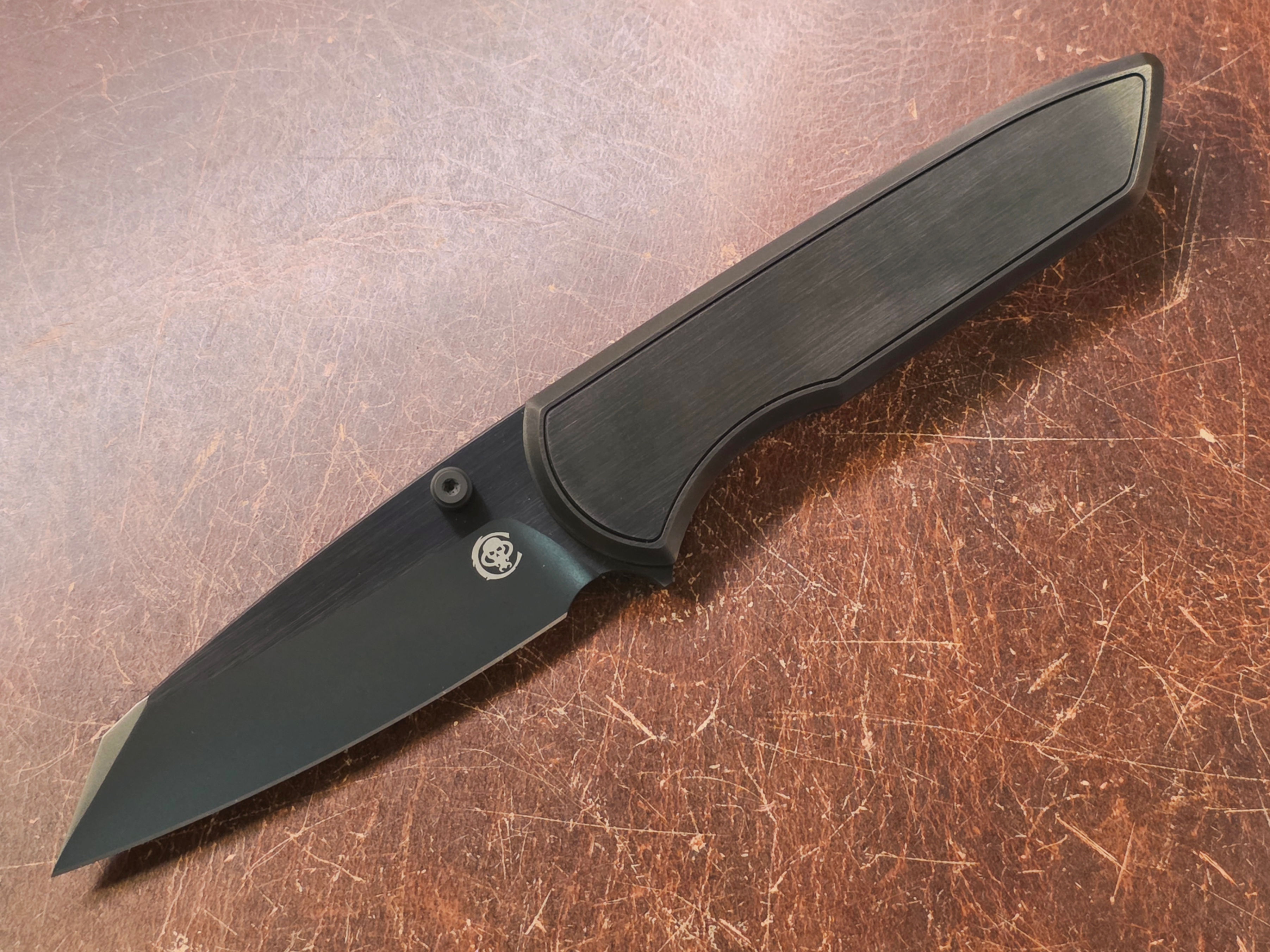 Chaves Knives Arrestor Integral 229 Brad Blount Design Black PVD