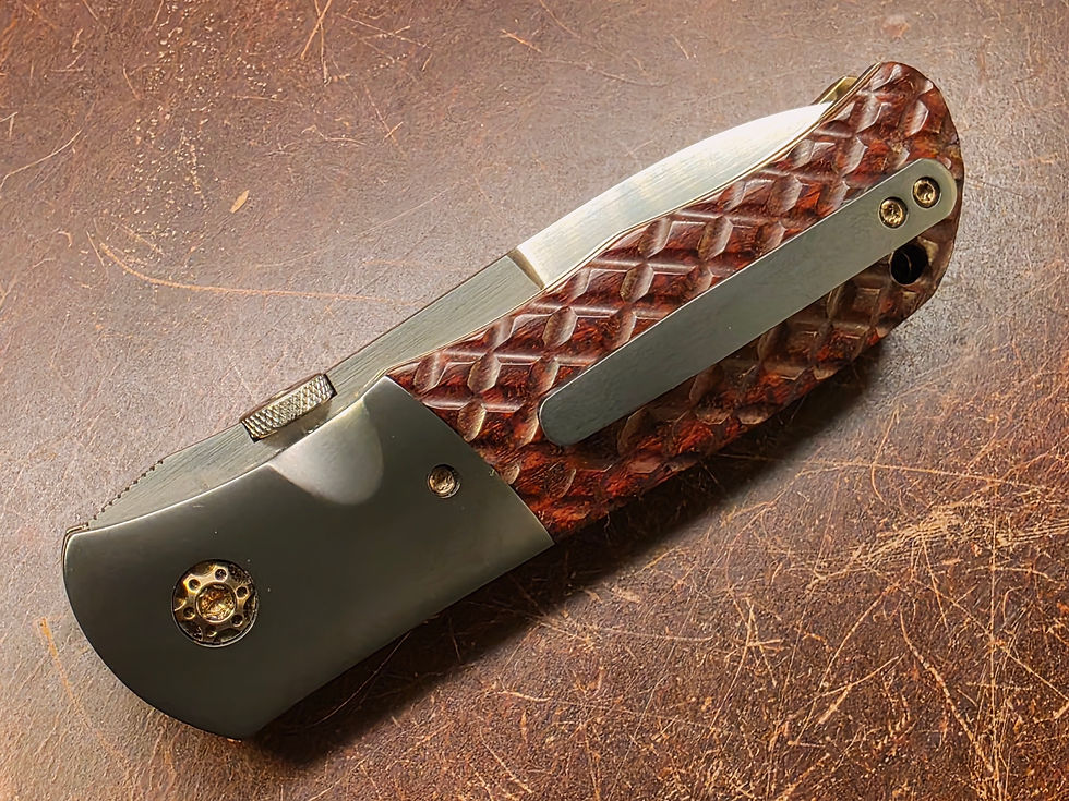Thumbnail: John W. Smith Custom Knives - SD-2 - Zirconium Bolsters - S35VN