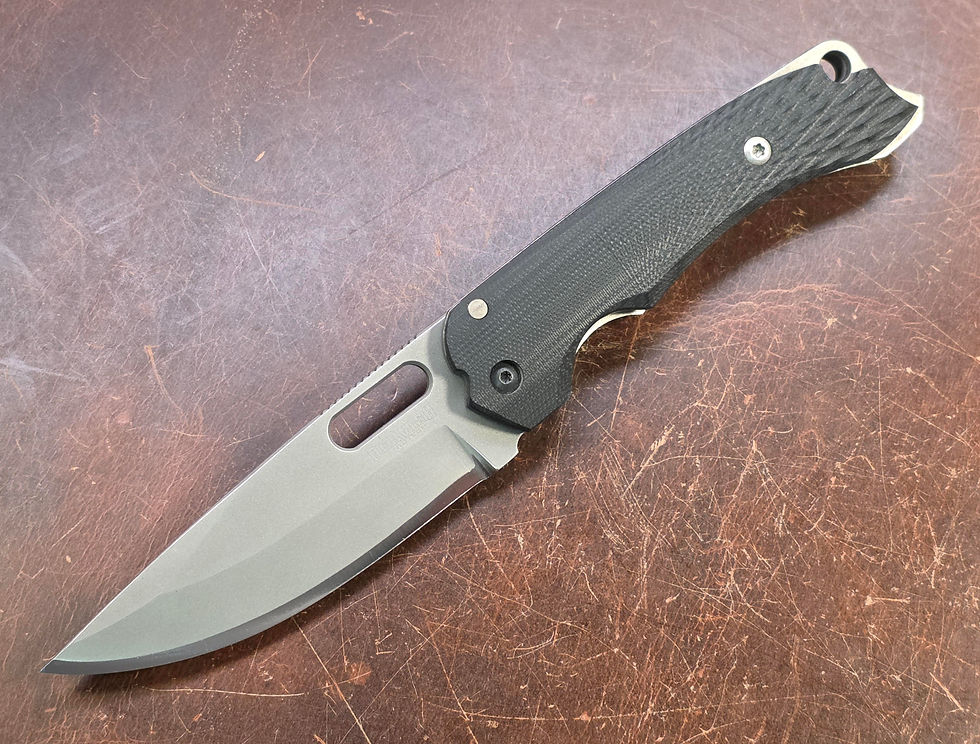 Dervish Knives - Navajo Midtech Stonewash CPM-154 - Textured G10 - Pouch & COA