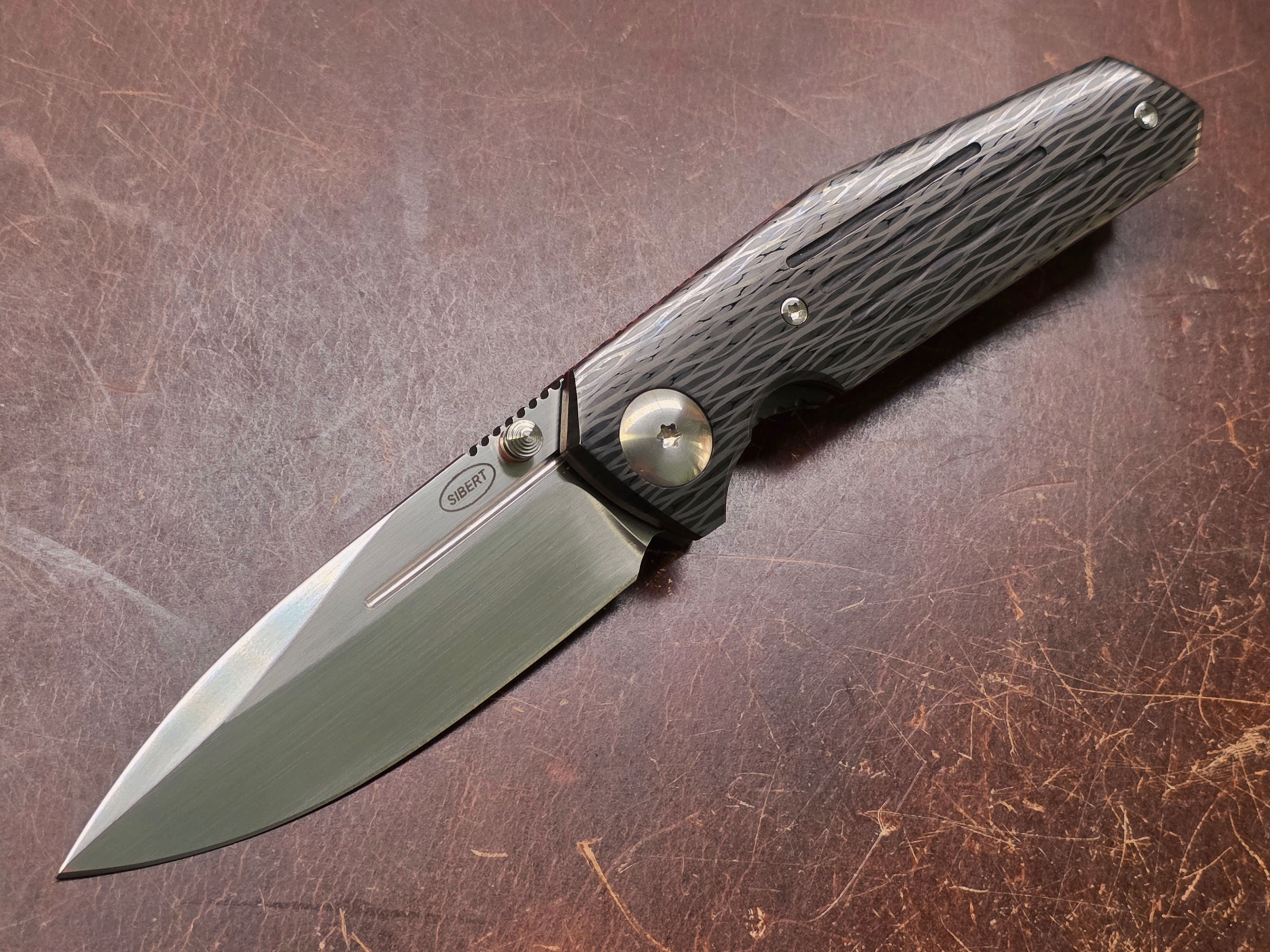 Shane Sibert Custom Pocket Rocket R - Carbon Fiber Scales - CTS-204P