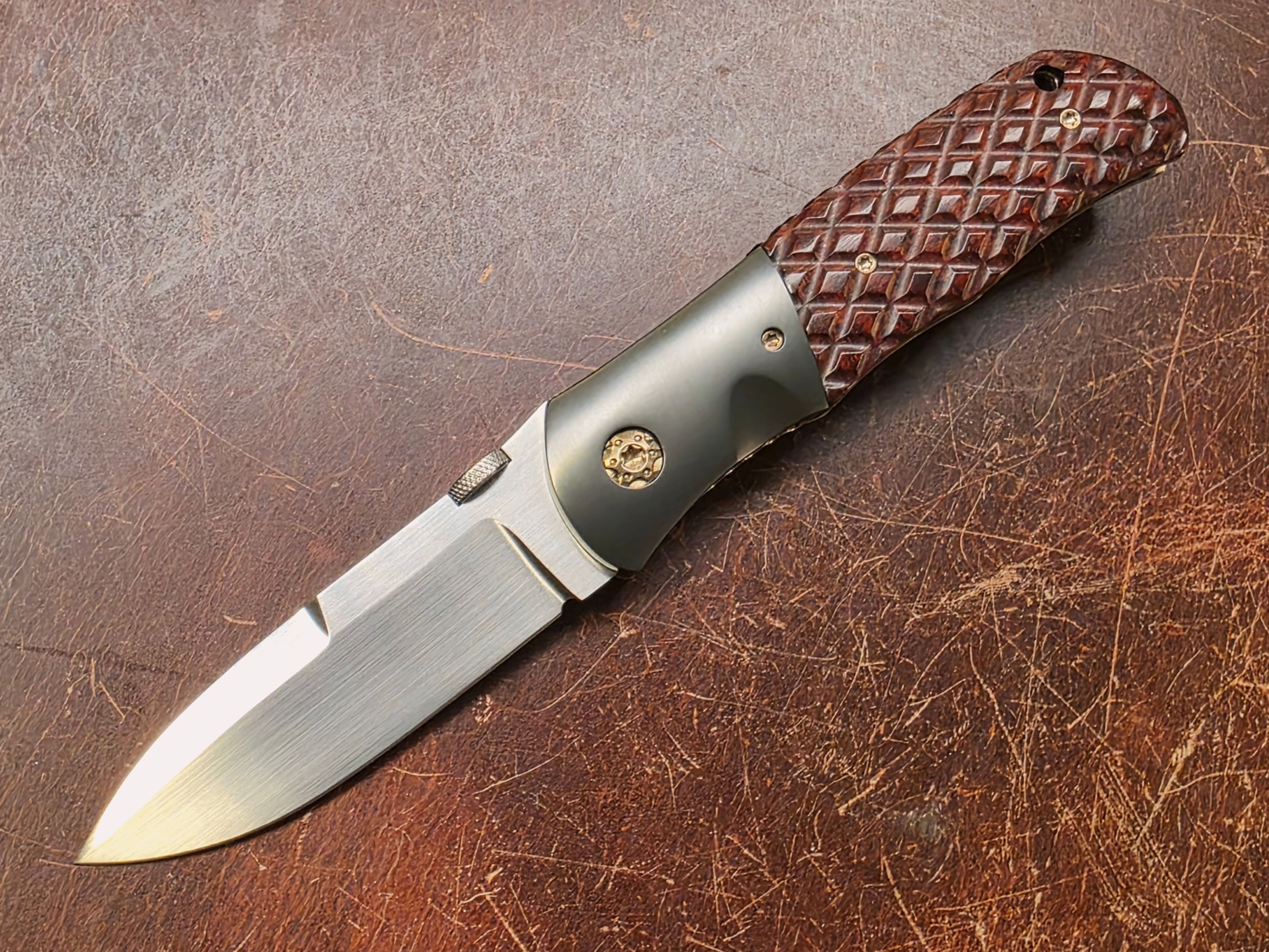 John W. Smith Custom Knives - SD-2 - Zirconium Bolsters - S35VN