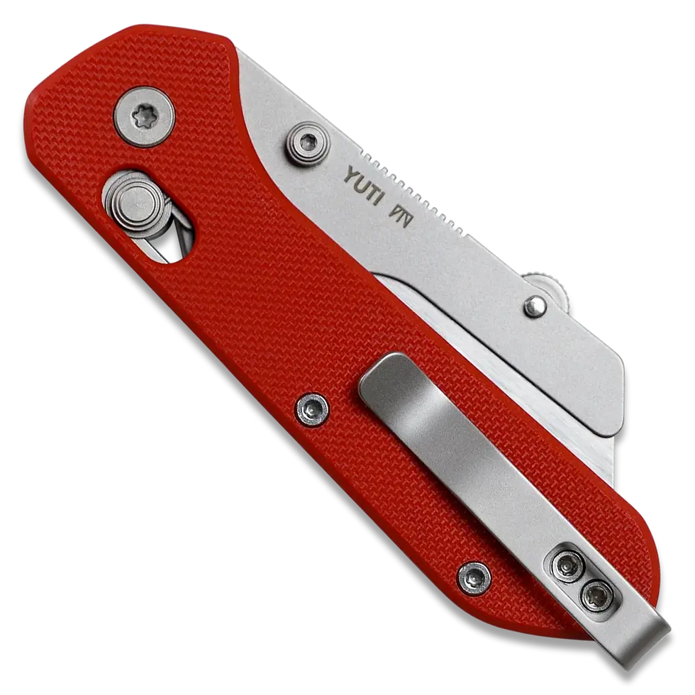 Thumbnail: KNAFS - Yuti - Utility Knife - Red G10 00625