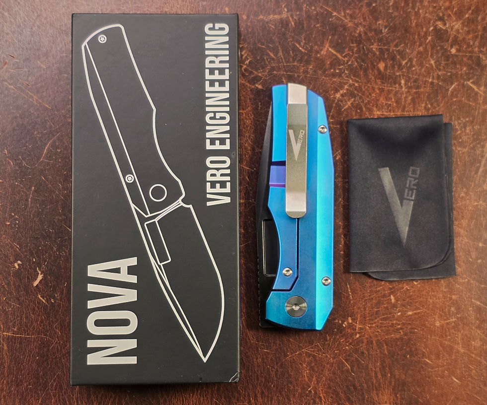 Thumbnail: Vero Engineering - NOVA - Blue ANO Wave Pattern - DLC Finish M390