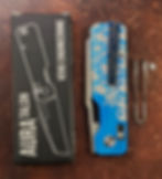 Thumbnail: Vero Engineering - Aura  - Blue ANO Skull Pattern/Stonewash Talon