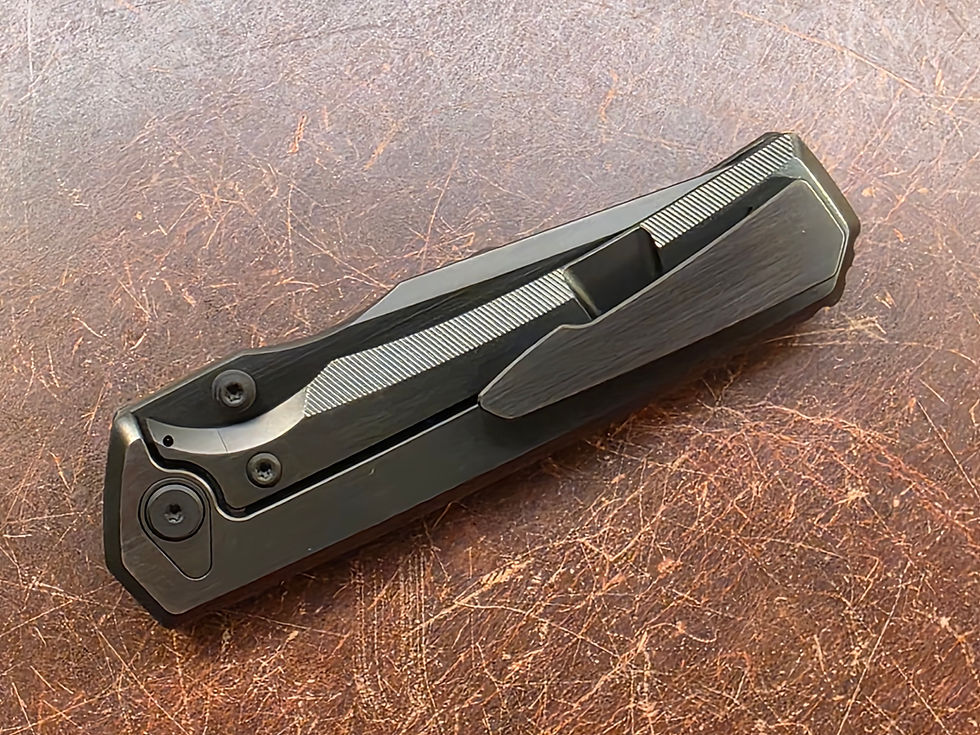Thumbnail: Chaves Knives Arison Street Integral - Sam Tran Design Black PVD Finish