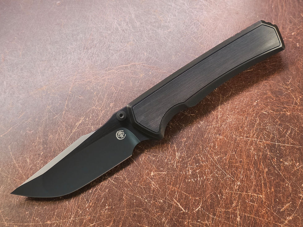 Chaves Knives Arison Street Integral - Sam Tran Design Black PVD Finish