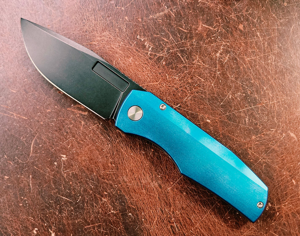 Vero Engineering - NOVA - Blue ANO Wave Pattern - DLC Finish M390
