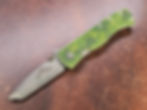 Emerson Knives CQC-7BW SF Gold Dust Shamrock Green Area-51 St. Patty's Day