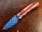 Pro-Tech Knives - TR5 T501-Patriot - USA Flag Cerakote S35VN Serial #126 of 175