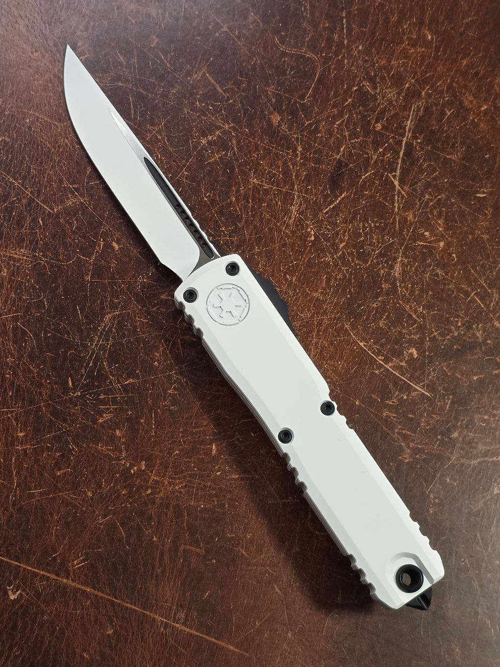 Thumbnail: Microtech Ultratech Gen IV Storm Trooper OTF Automatic Knife – 11214‑1STD