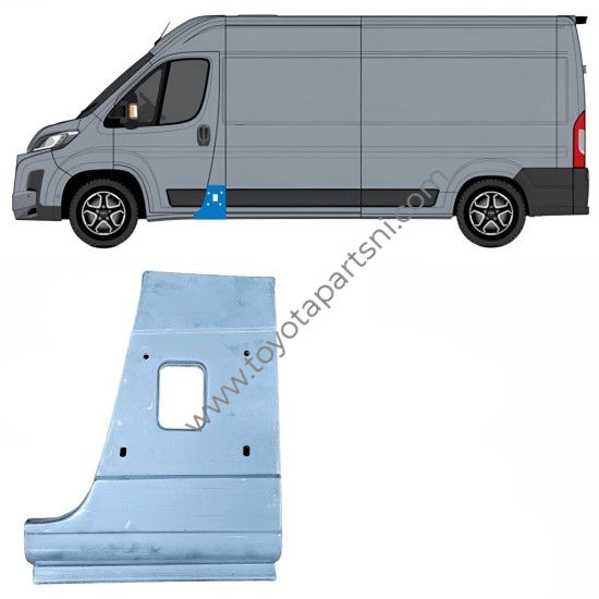 Pillar repair panel for Toyota Proace Max 2024- / Left