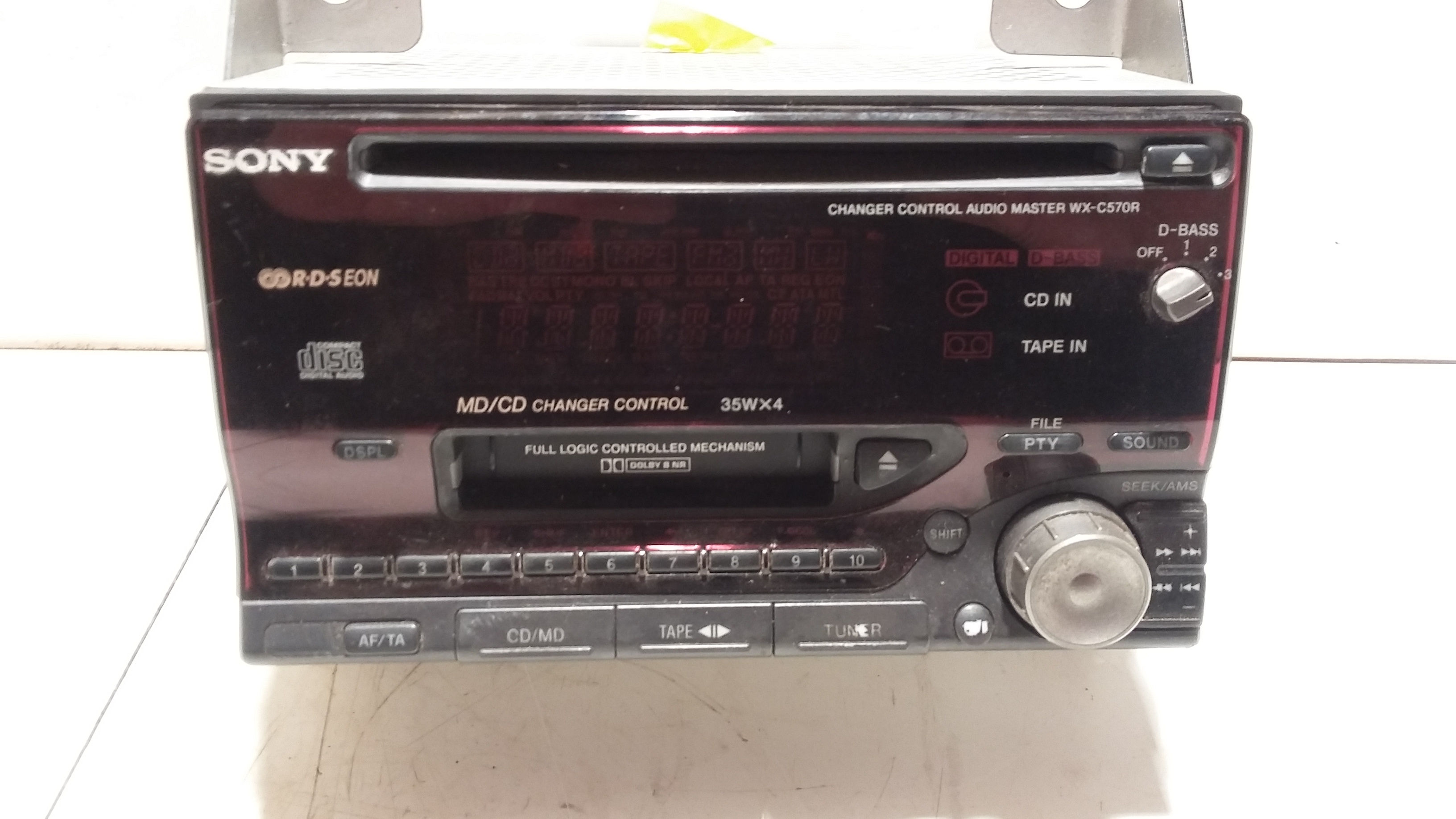 MK1 Avensis Sony stereo cd/cassette player head unit WX-C570R