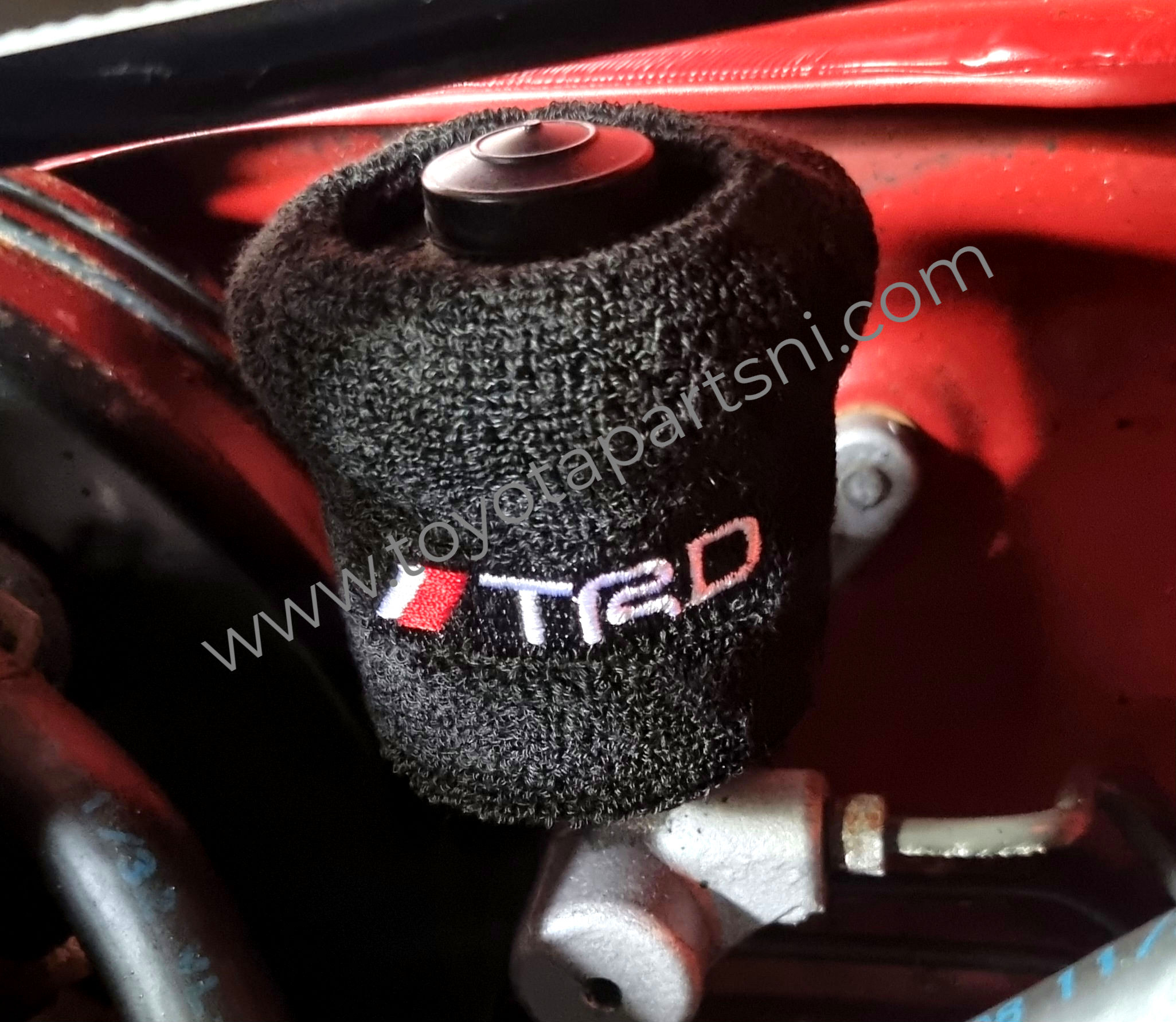 TRD Black jdm style Reservoir Brake Clutch Sock Sweat Band