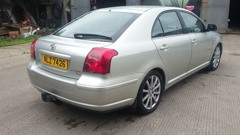 Miniatura: Avensis boot lid trunk hatchback in silver 1c0 03-09