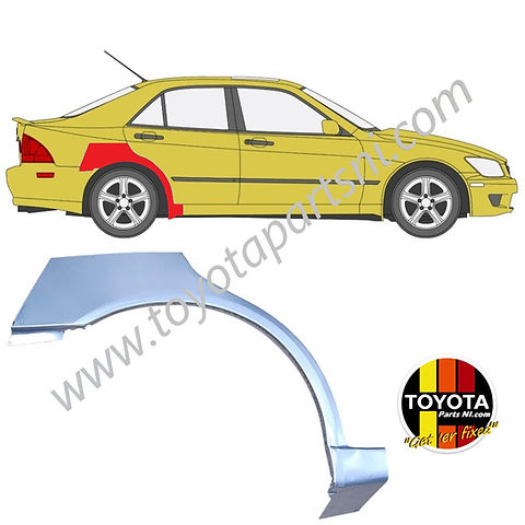 Rear Wheel Arch Repair Panel & Fender Pair For Lexus IS 98-05 – Unfinished Steel, Aftermarket