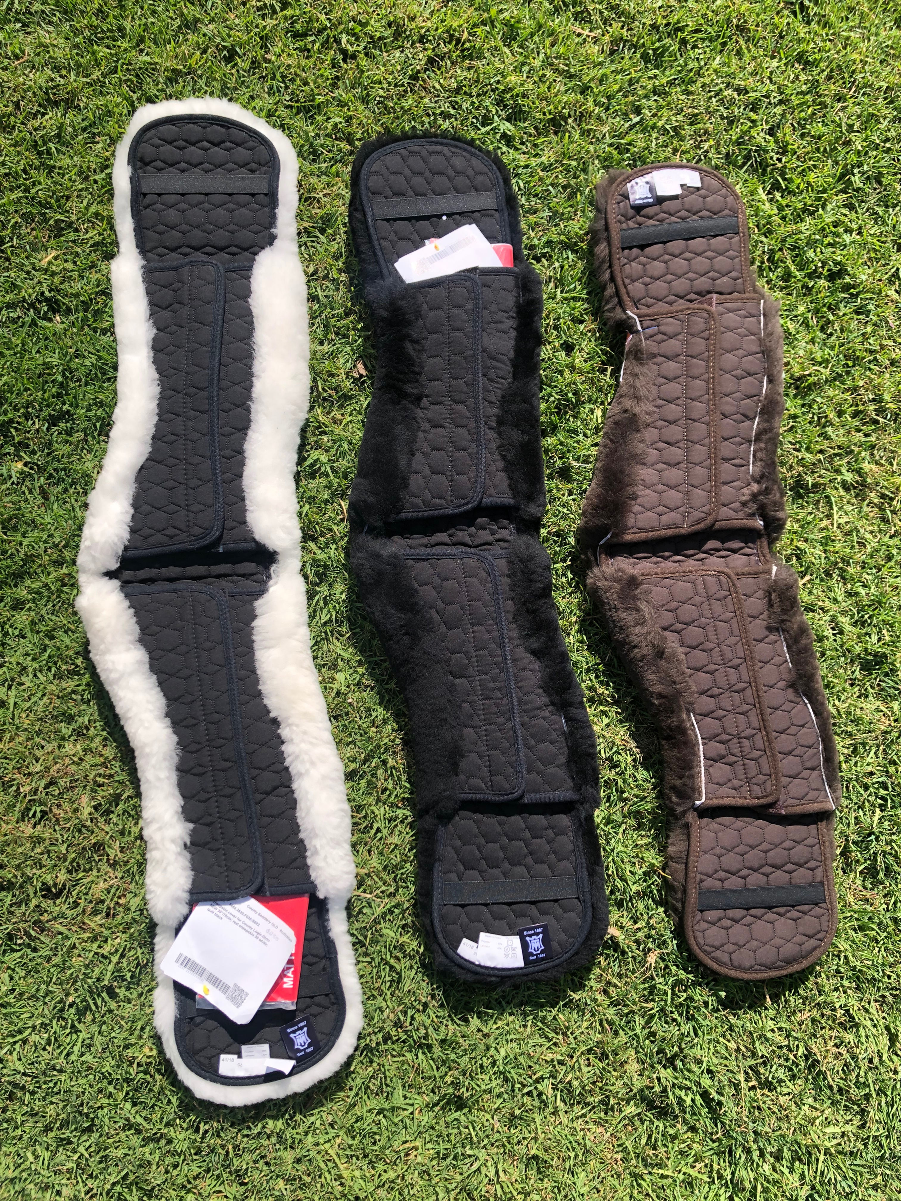 Custom Mattes County Logic Sheepskin Girth Cover