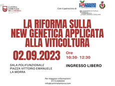 LA RIFORMA SULLA NEW GENETICA APPLICATA ALLA VITICOLTURA