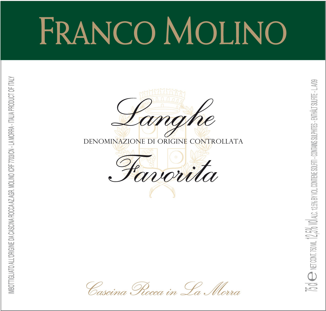 Langhe Favorita 2025 | Franco Molino