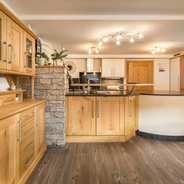 Moderne Massivholzküche in der Steiermark geplant