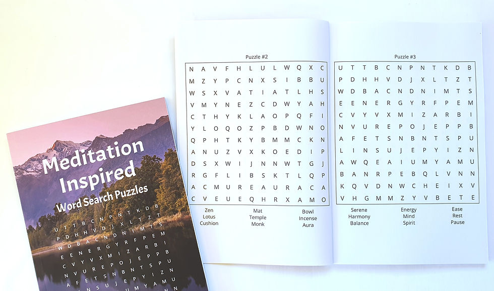 Thumbnail: Image of inside of word search puzzle book