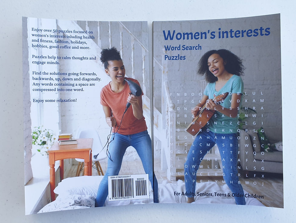 Thumbnail: Word Search Puzzles - Women's Interests