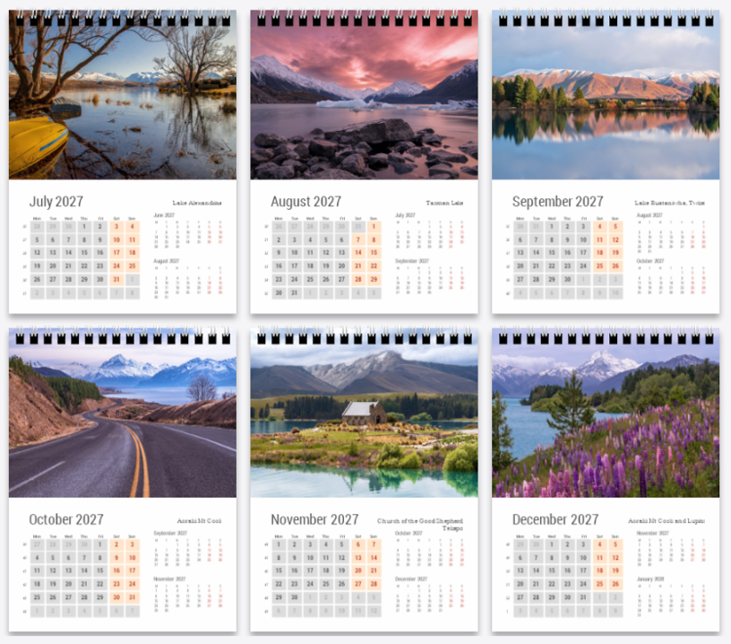 Thumbnail: View of second six months and images included