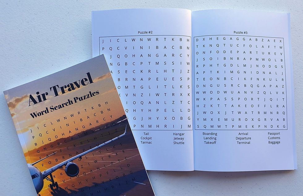 Thumbnail: Image of inside of word search puzzle book