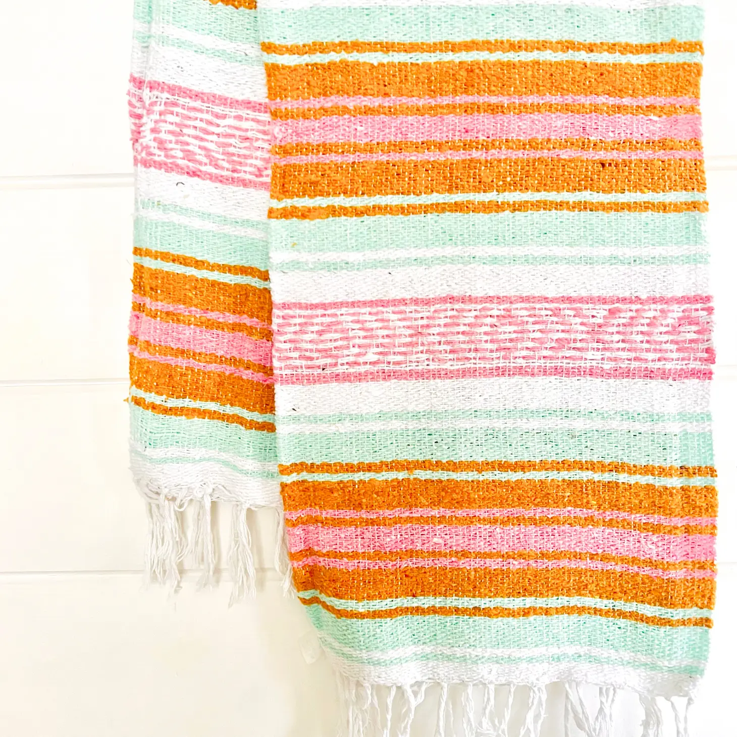 Mexican Throw Blanket - Mango Flower Beach Blanket