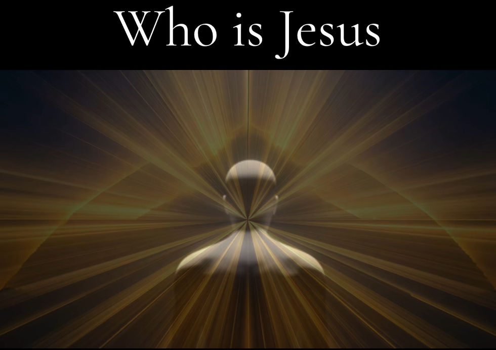 WHO IS JESUS?