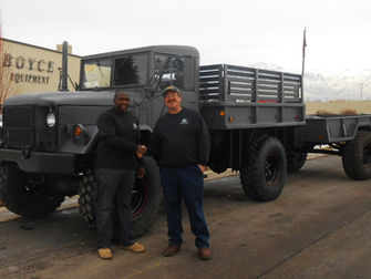 M35A2 Bobbed 2.5 Ton w/ M105 Trailer- Picked Up- Nevada