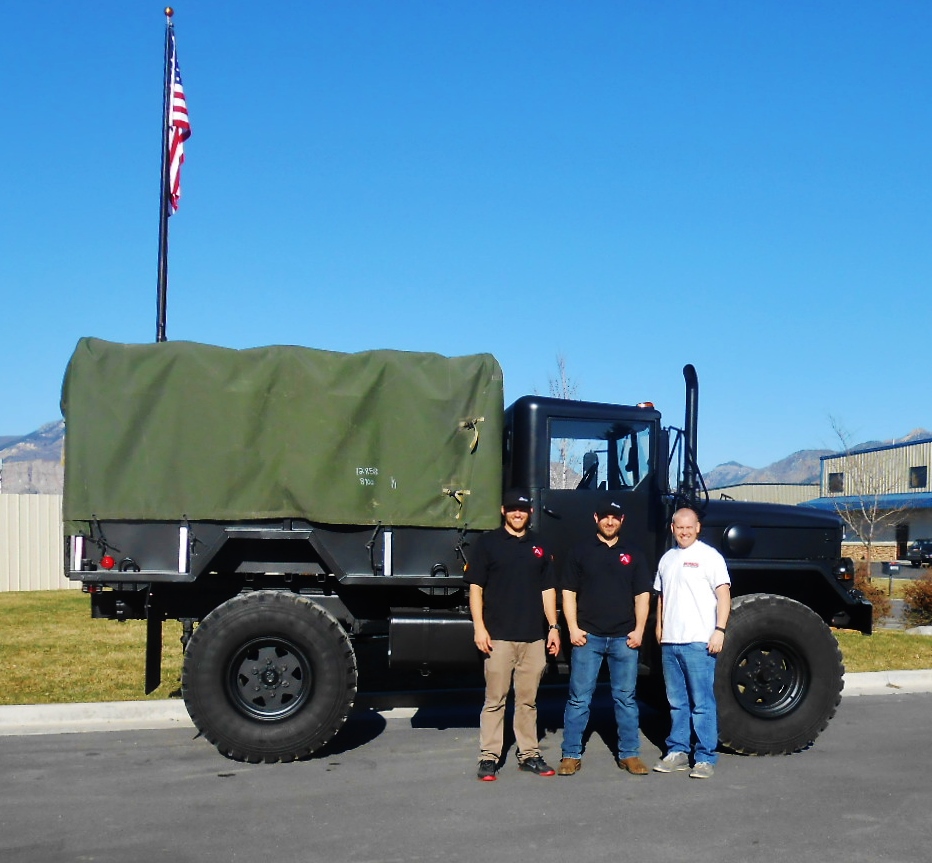 M35A2 Bobbed 2.5 Ton Picked Up Utah Boyce Equipment