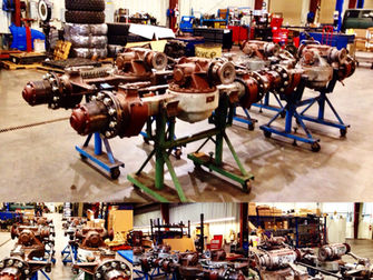 (4) Rebuilt Rockwell 5 Ton Steer Axles