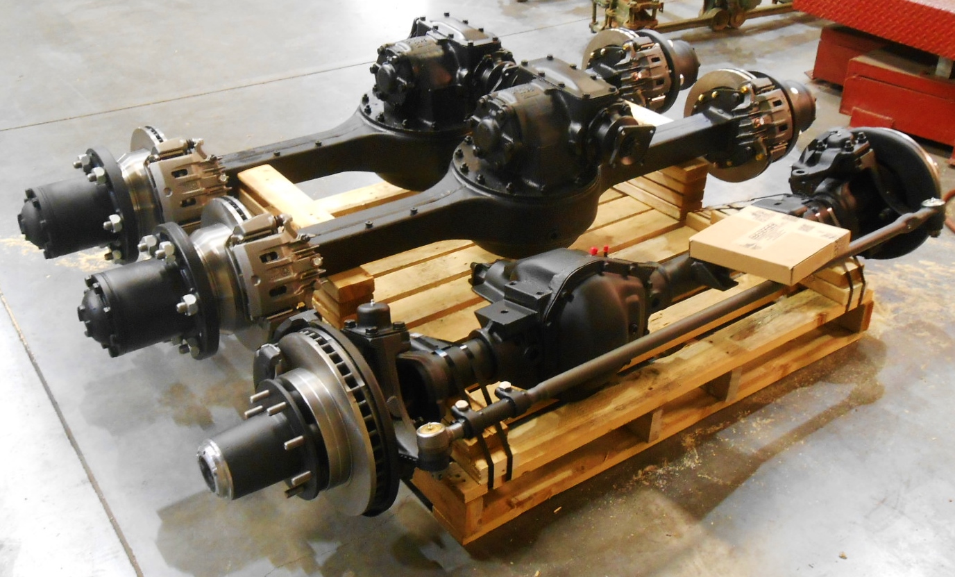 Rebuilt Front GM Dana 60 Axle & (2) Rebuilt Rockwell 2.5 Ton Rear Axles