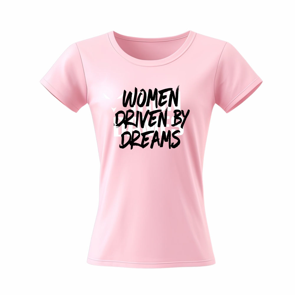 Camiseta Baby look Iron Dames rosa