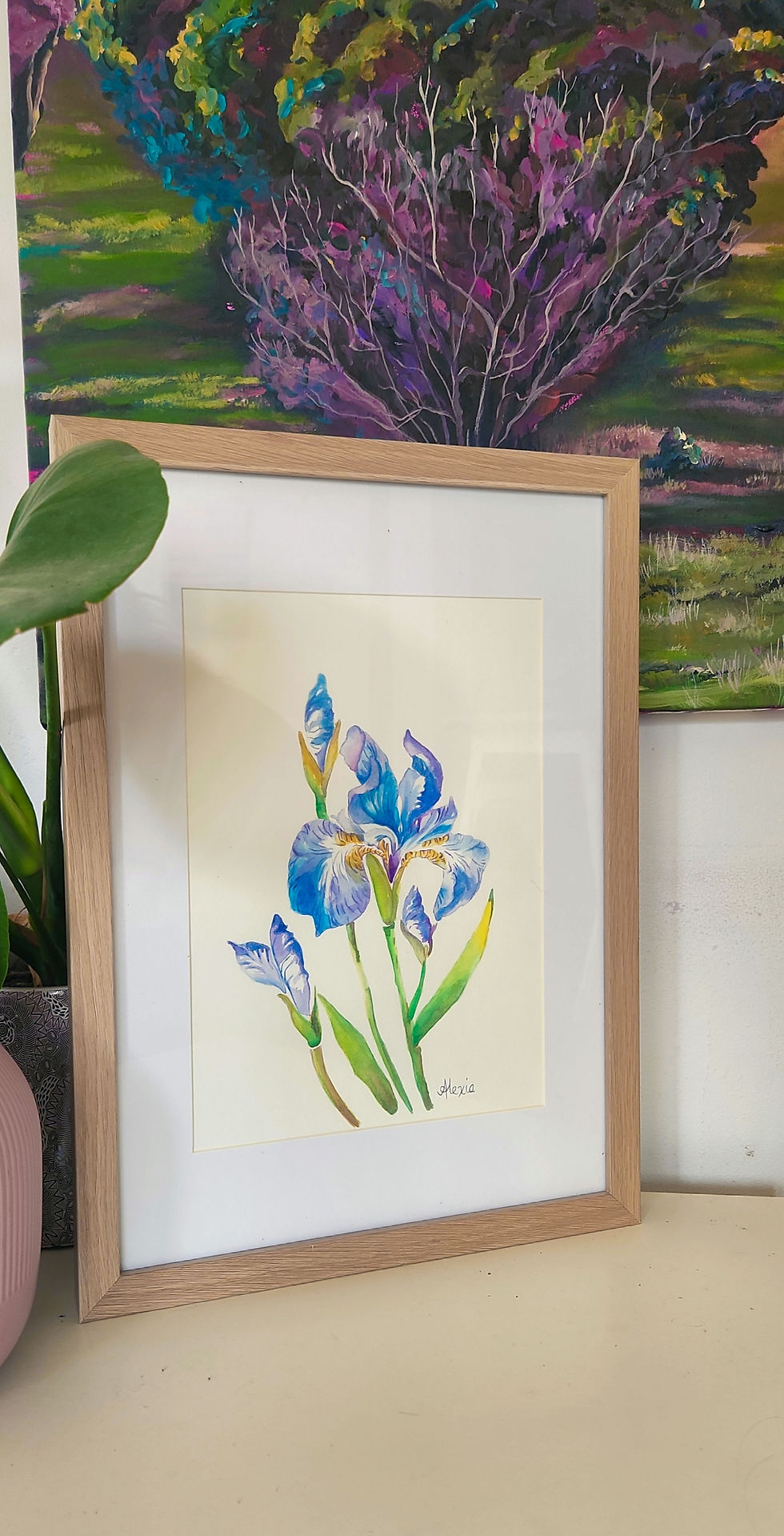 Thumbnail: Irises Original Artwork 