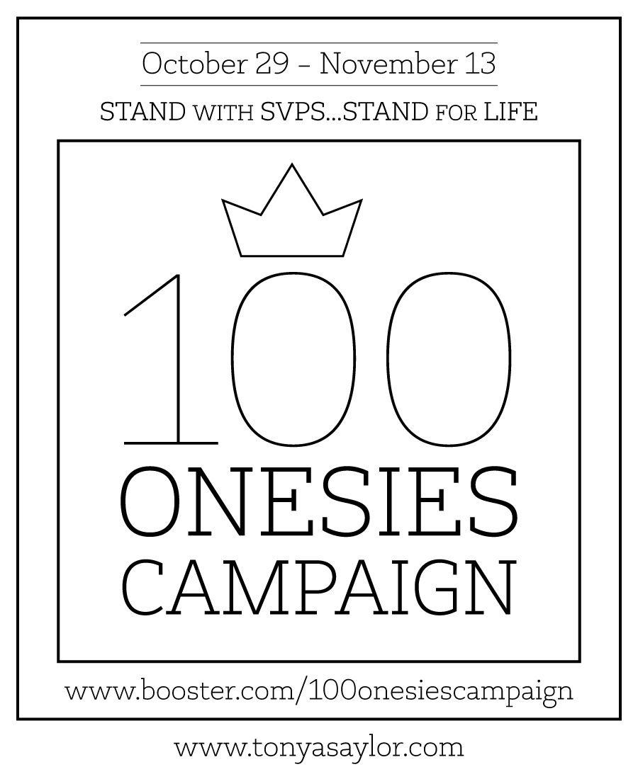 100 Onesies Campaign - Onesies (and t-shirts) for Life
